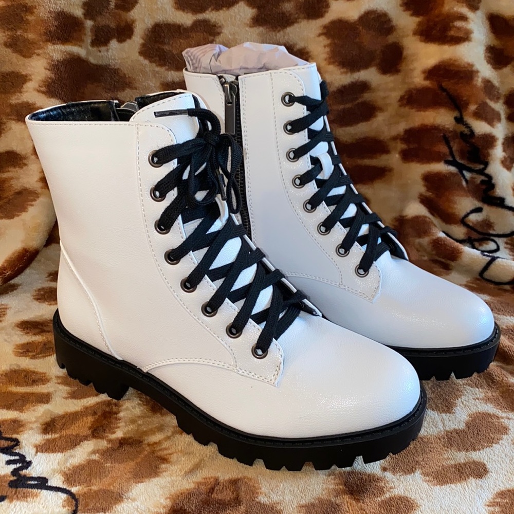 FASHION NOVA Combat Boots- BRAND NEW NEVER WORN